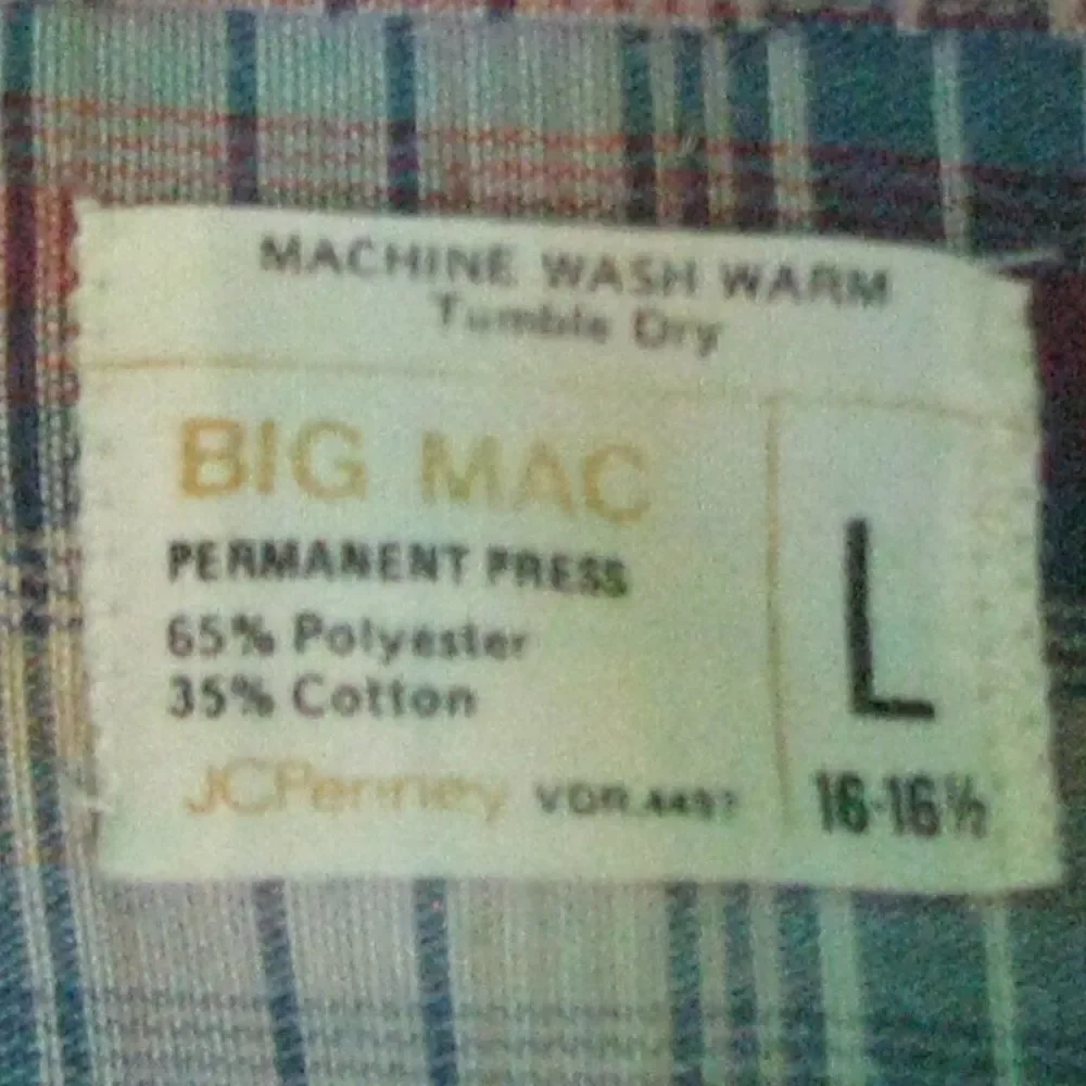 Vintage JCPenney Big Mac Flannel Shirt
